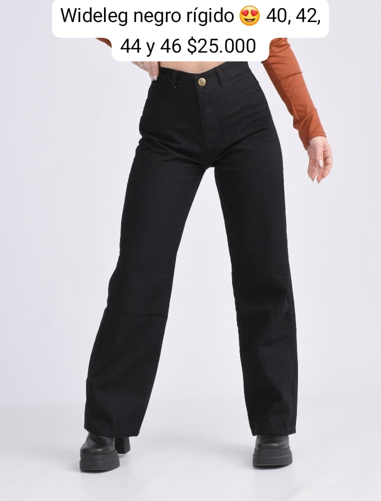 Jeans widleg rígido 