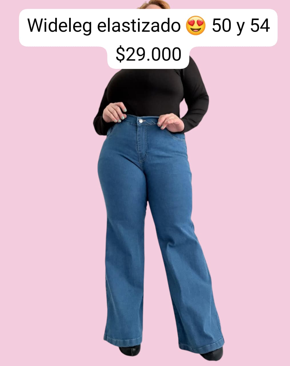 Jeans widleg elastizado 