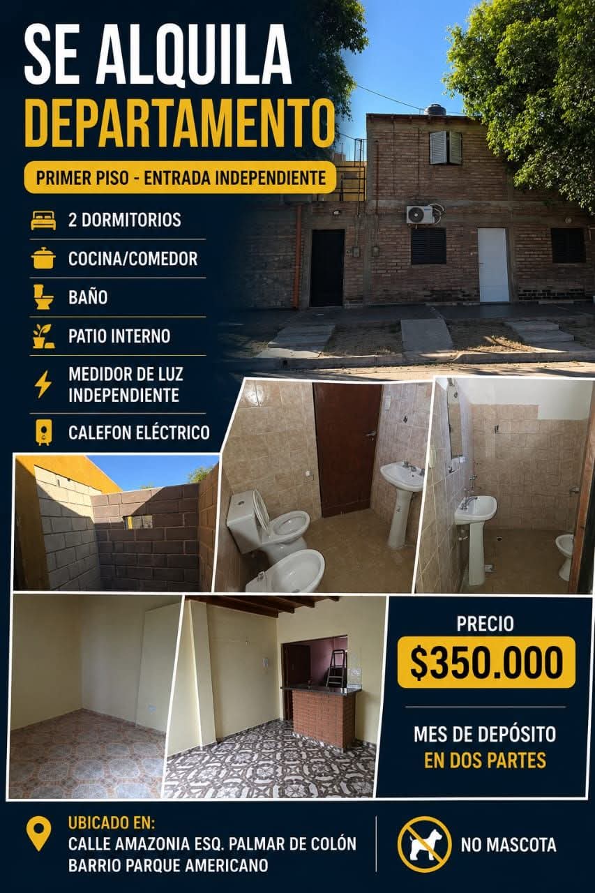Departamento en alquiler