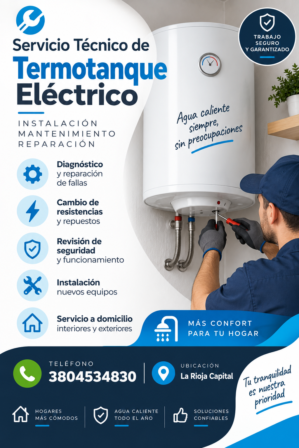 Servicio técnico termotanques — Sebastian Martinez