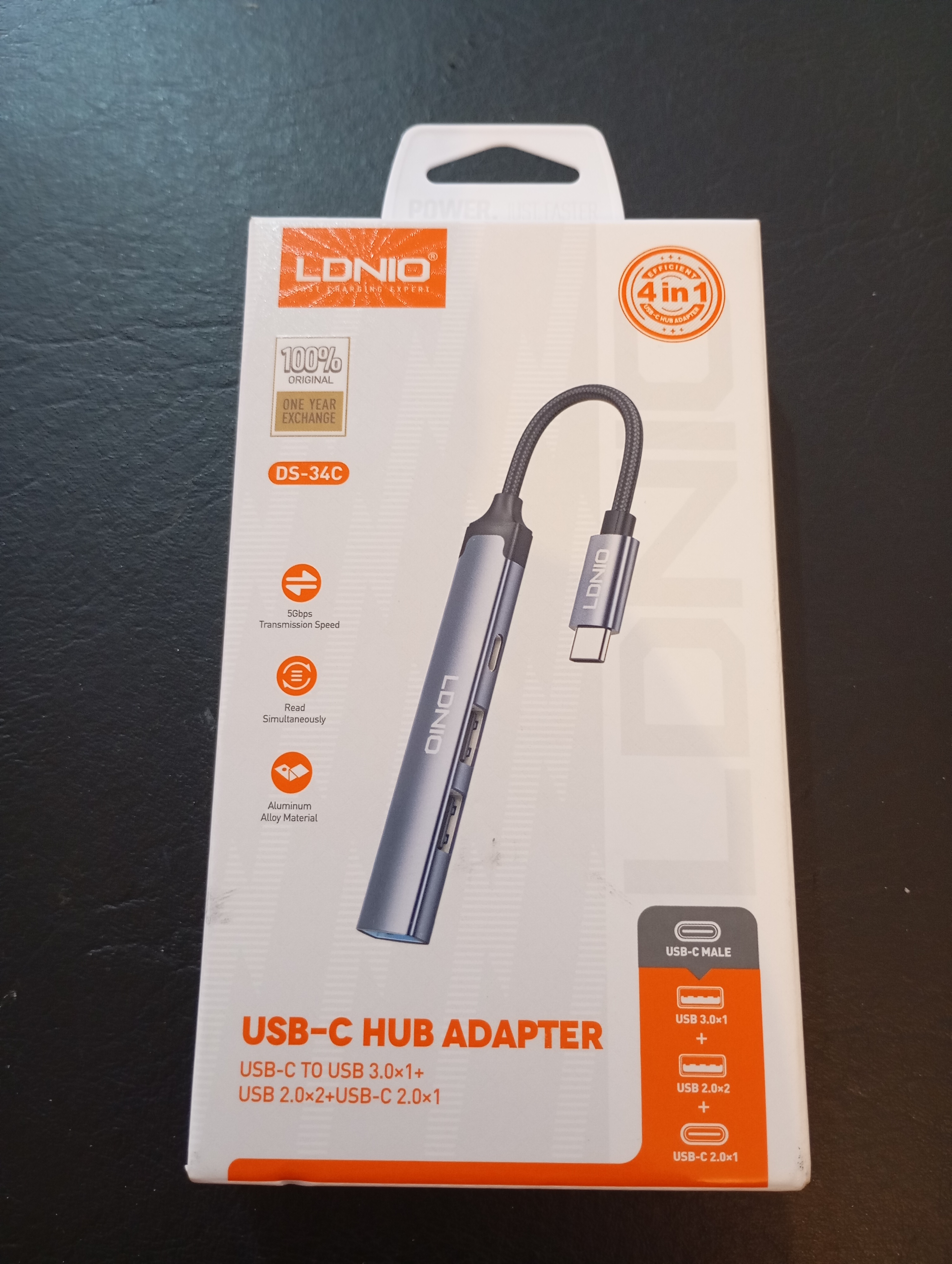 Cable USB c hub adapter
