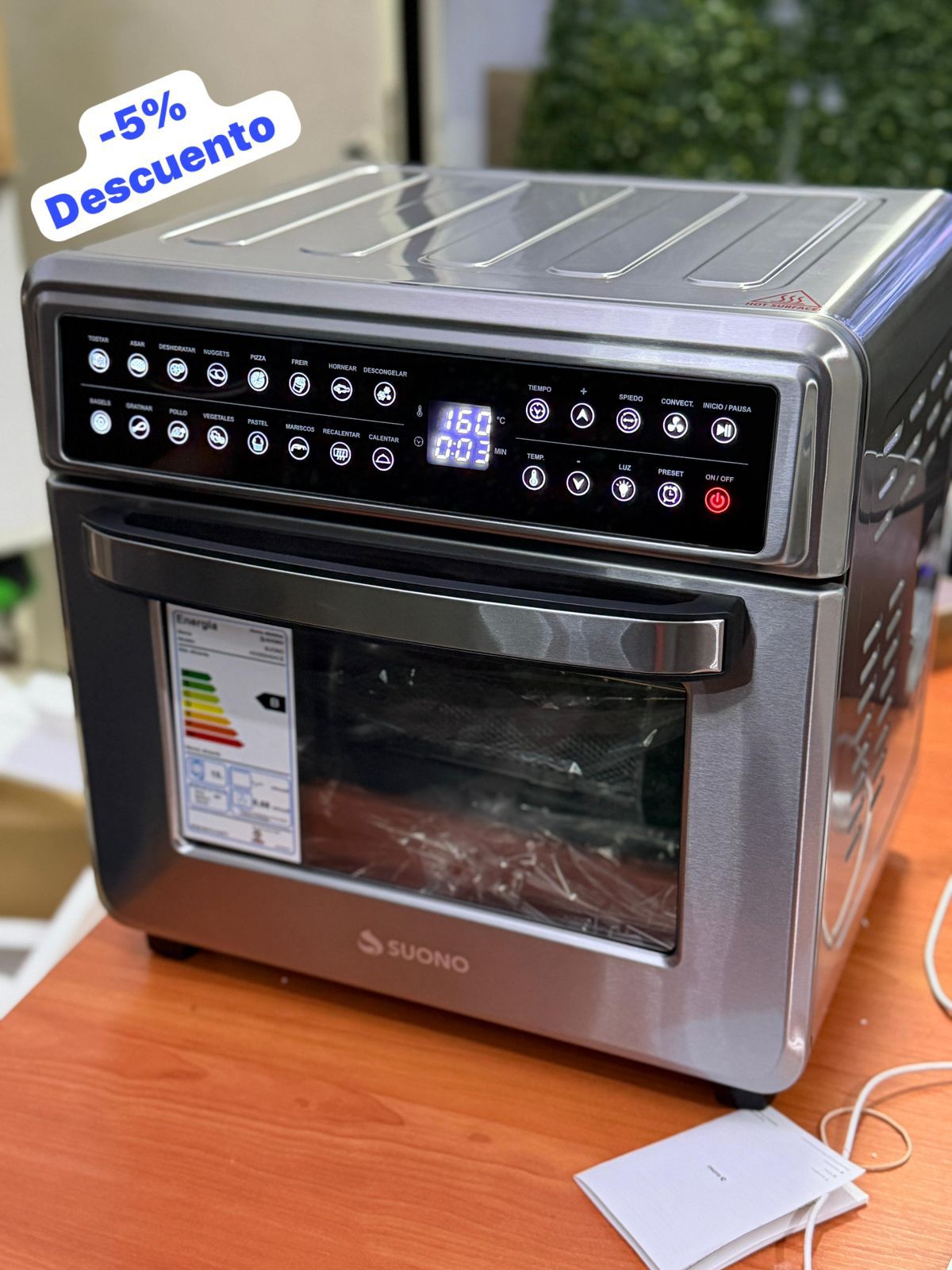 HORNO FREIDORA PIZZERO SUONO