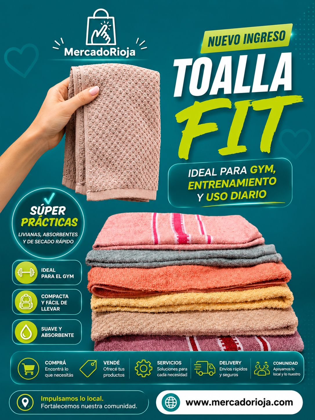 Toallas fit