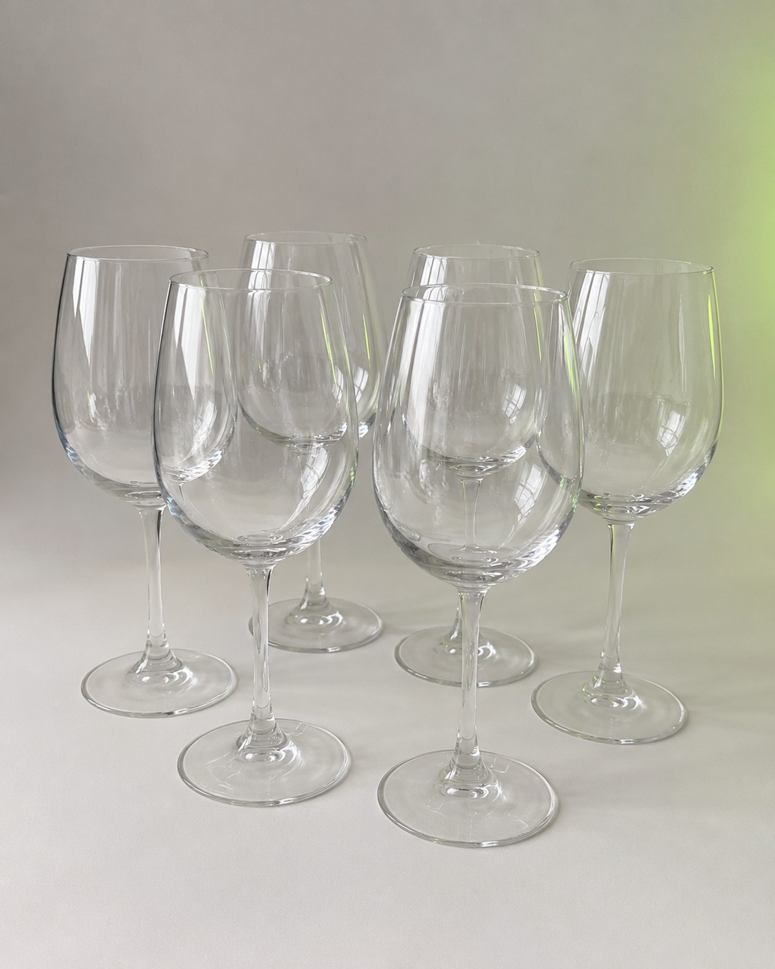 Copas de vidrio
