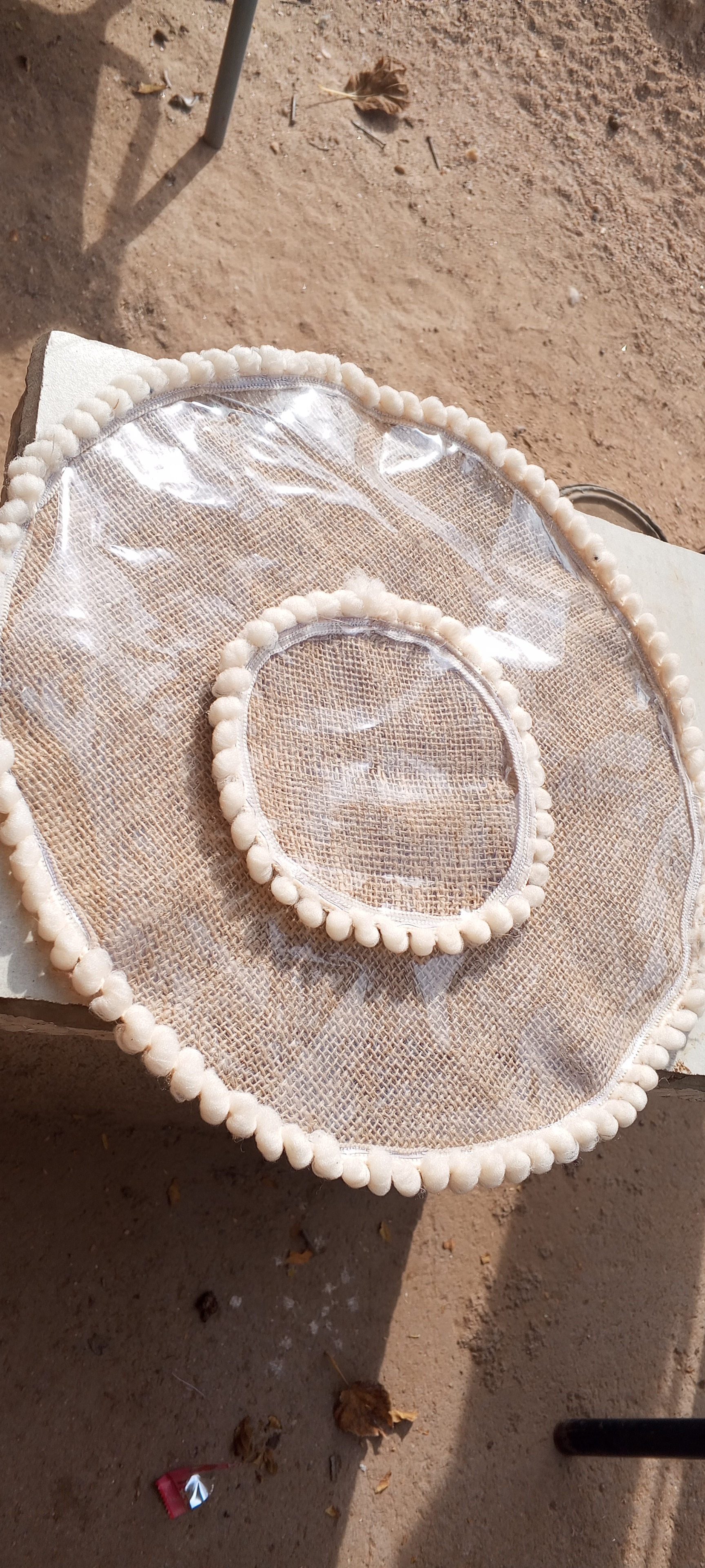 Organizadores tela arpillera