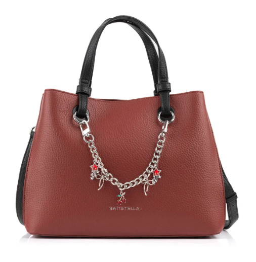 Cartera de simil cuero graneado